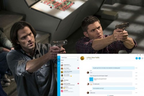 смотрел сериал, когда мне написал друг.